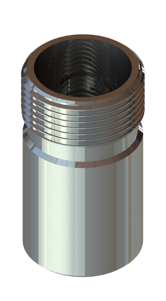 1" ADAPTER TUBE HD G1"-11 (58 MM)