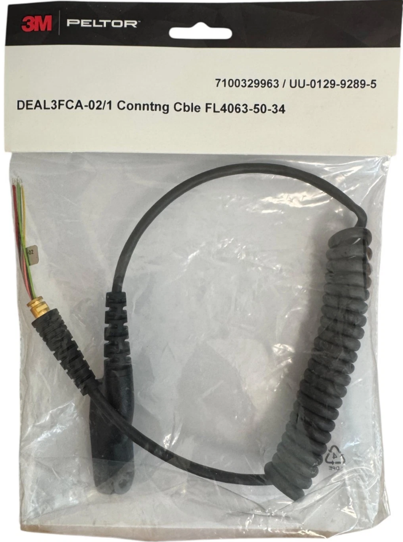 3M™ PELTOR™ Connection cable FL4063-50-34 Motorola, spare part, DEAL3FCA-02/1