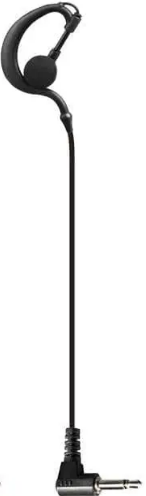 G shape earpiece for listen only - 3,5 mm. jack