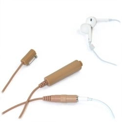 3 wire set with 3.5 mm output for Apple/Android earplugs