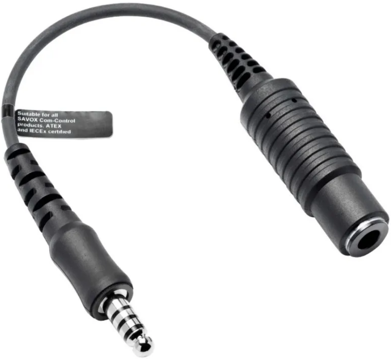 Savox, adapter cable for Peltor headsets, ATEX.
