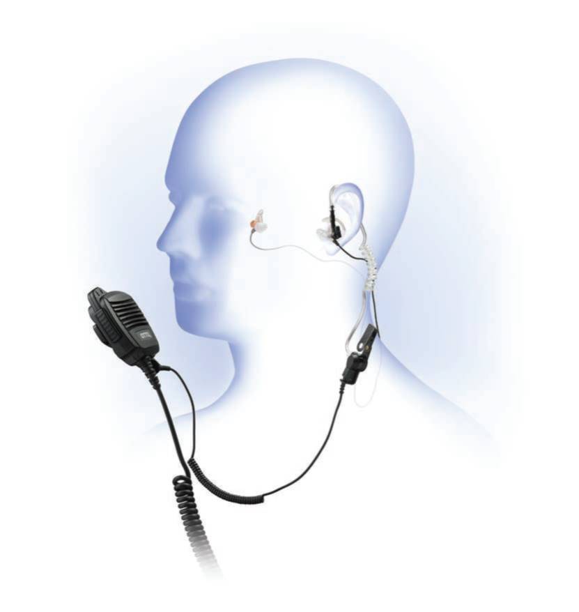 Noise attenuating earpice with communication, 3.5 mm plug