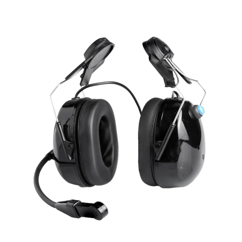 Headset Helmet mount with boom mic and PTT (Cable must be ordered separately.)